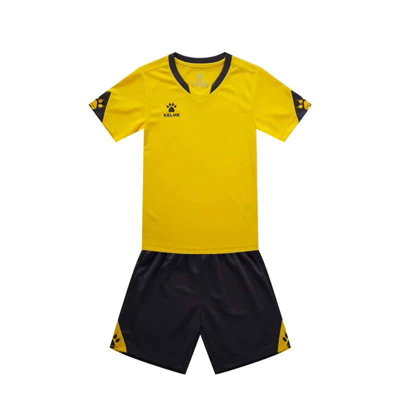 KELME Soccer Jersey Kids Football Uniform Summer Customized Training Suit Team Uniform Sportswear Child 3803099