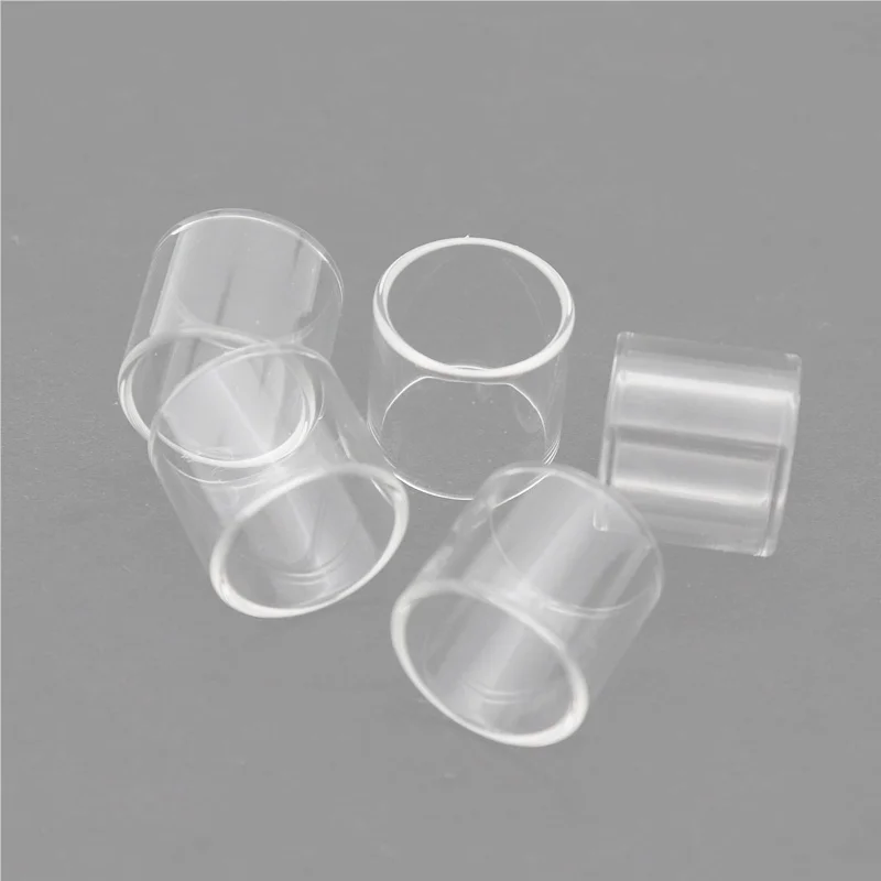 FATUBE 5pcs straight mini glass cups for Nautilus 2S / Nautilus 2/zelos 2.0/Zelos 50W/Nautilus X 2ml/4ml / X30 GLASS TUBE