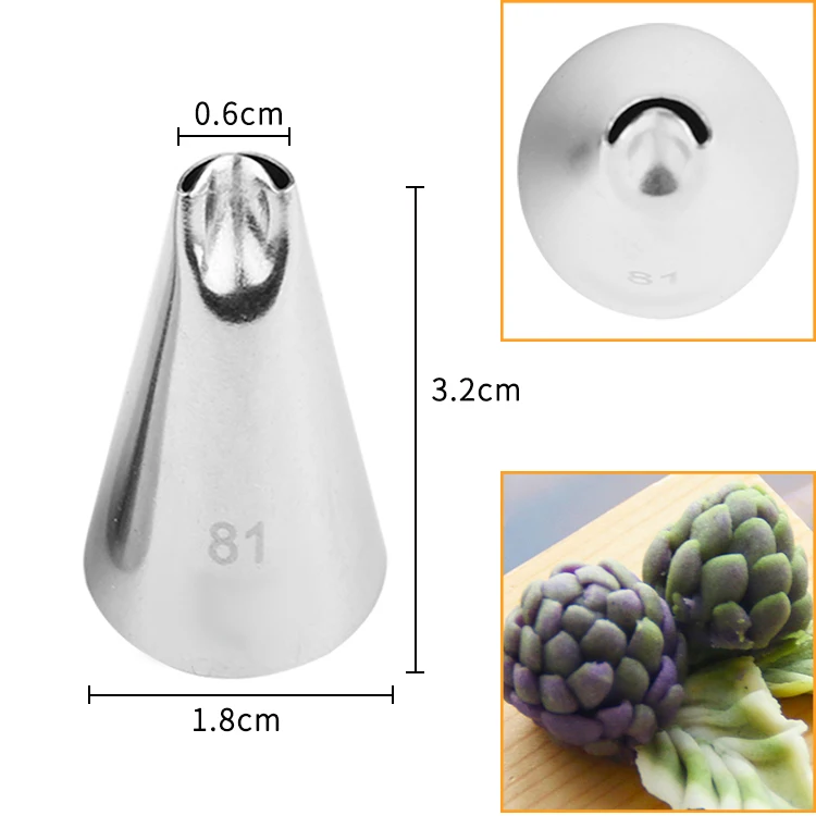 #80#81#79 Chrysanthemum Nozzles Cream Decoration Icing Piping Pastry Nozzles Cupcake Decorating Tool Bakeware Bakery Accessories