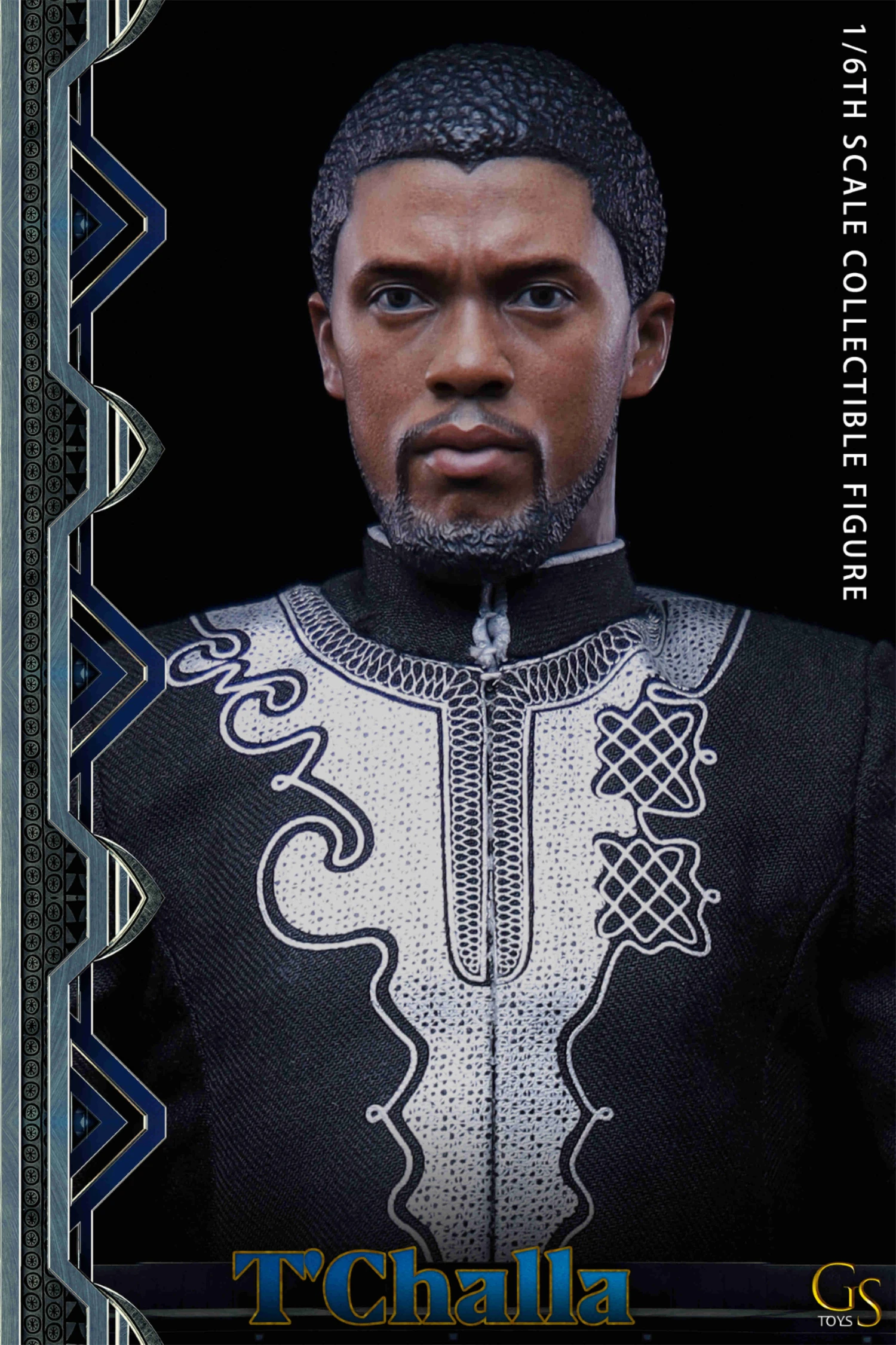 

GSTOYS 1/6 Scale Wakanda King T'Challa Chadwick Boseman 12inches Action Figure Model Regular Suit Doll