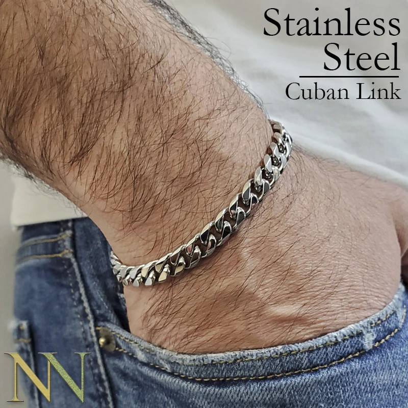 10 Meter Edelstahl-Kubaner-Gliederkette für Männer und Frauen, Großpackung Curb-Kette, Gold PVD-Rolle für Halsketten, Armbänder und Schmuckherstellung – Detail 14