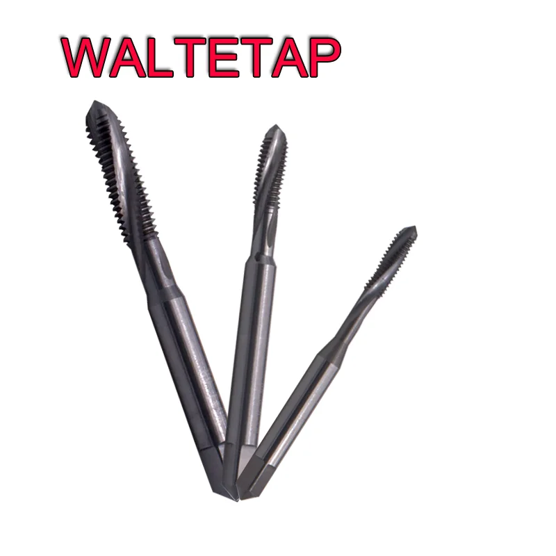 Metric Tungsten Steel Spiral Fluted Tap M2 M2.5 M3 M4 M5 M6 M8 M10 M12 X1.25 X1.75 Machine Screw Thread Taps For HRC 55°-62°