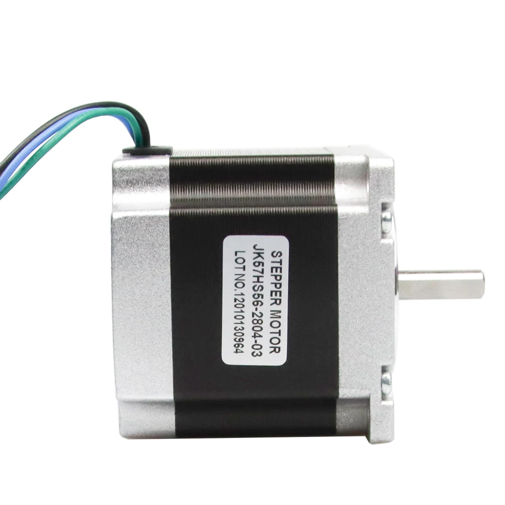 Jkongmotor NEMA23 Schrittmotor 57x56mm D = 8mm/6,35mm 4wires 2,8 EIN Schrittmotor für CNC Gravur Fräsen Maschine 3D Drucker – Detail 4