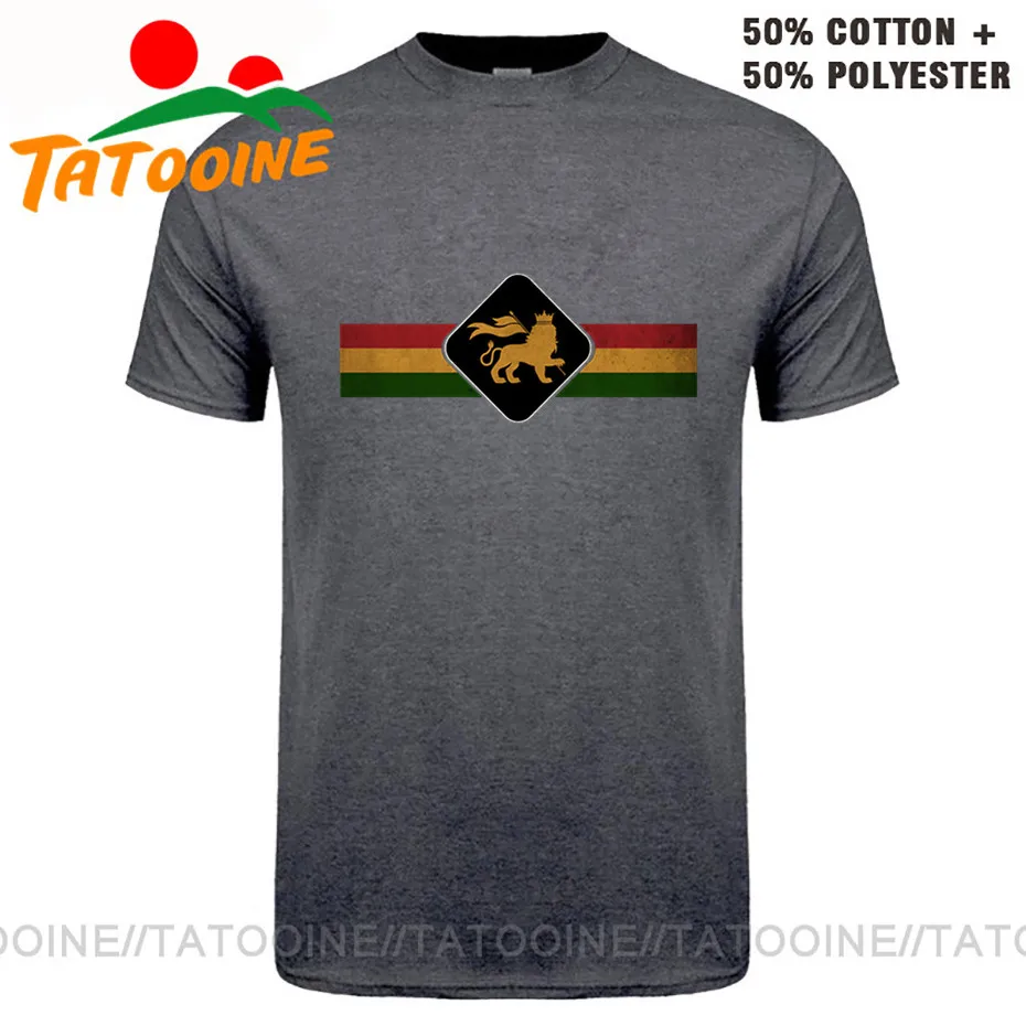 Tatooine Vintage Rasta Lion Session T shirt Camiseta Retro Rastafari Lion T-shirt homme Jamaica Judah Lion King Tee shirt hombre