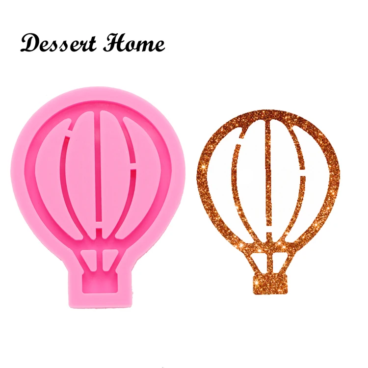 DY0087 DIY epoxy resin molds hot air balloon silicone mold for keychains Jewelry Making Accessories Tools