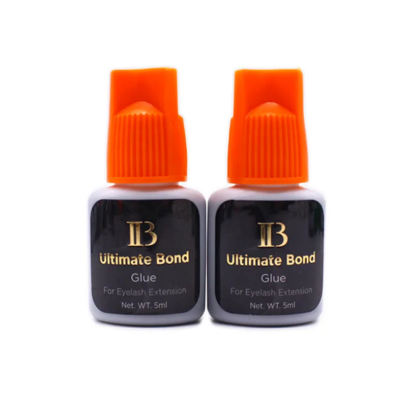 2 bottiglie IB Ultimate Bond extension colla 5ml originale corea adesivo ad asciugatura rapida odore basso nessuna irritazione strumenti per il trucco