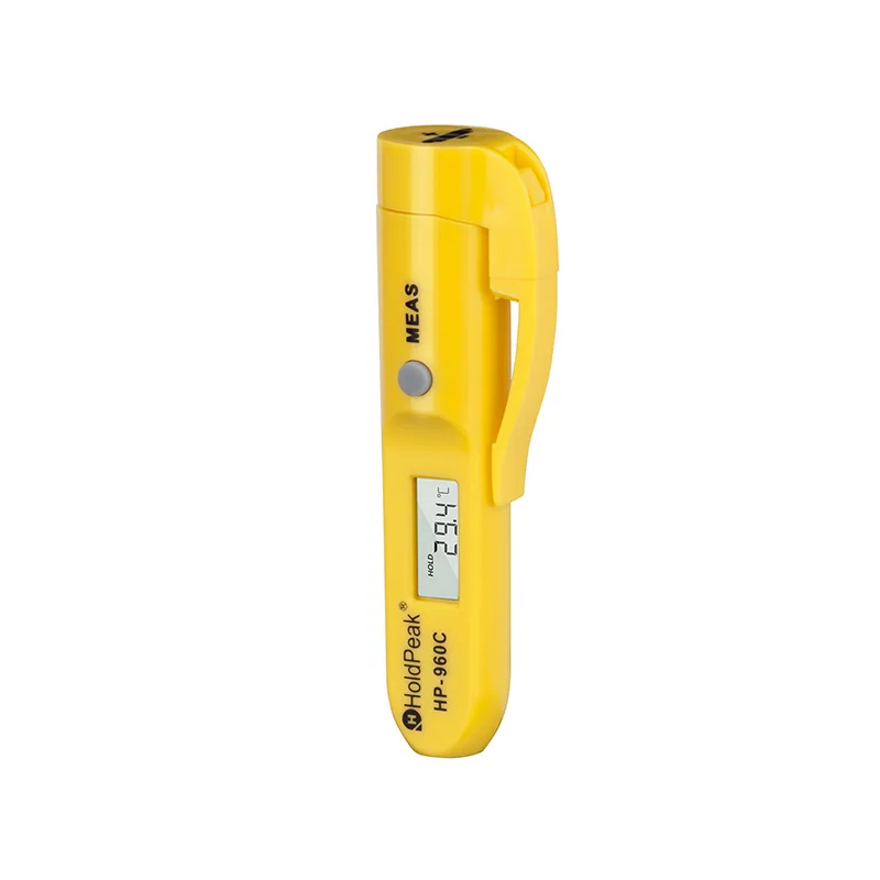 HoldPeak HP-960C Pen Type Portable Digital Non-Contact Infrared Thermometer Mini Tester Laser Temperature Instrument