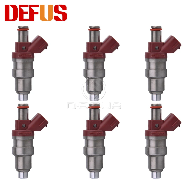 

DEFUS 6PCS OEM 23250-62020 Fuel Injectors For To yota 1988-1991 Camry 2.5L V6 VZV21 FOR Toyota-Lexus 2.5L 88-91 High Quality