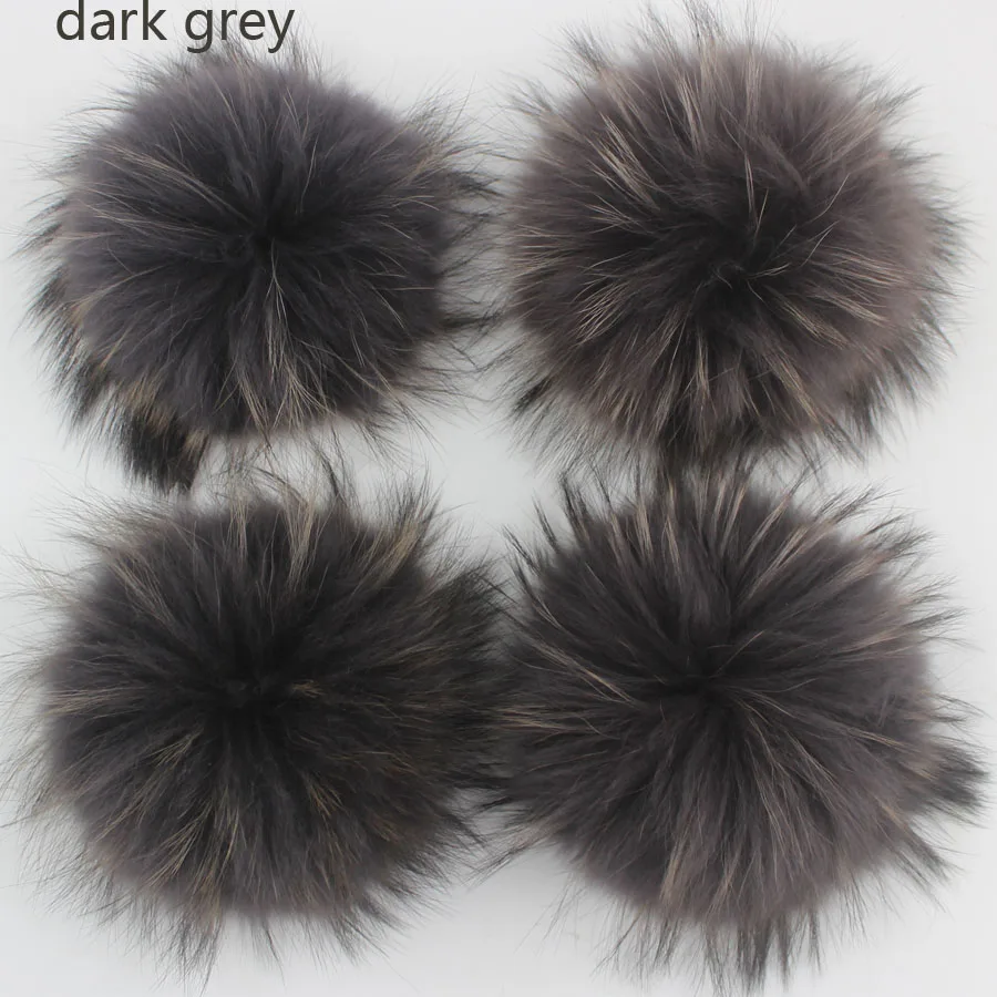 

5pcs/lot Multicolor Hat Ball Pom Pom Handmade DIY Artificial Raccoon Ball Wholesale Cap Faux Fox Fur PomPom 13/15cm