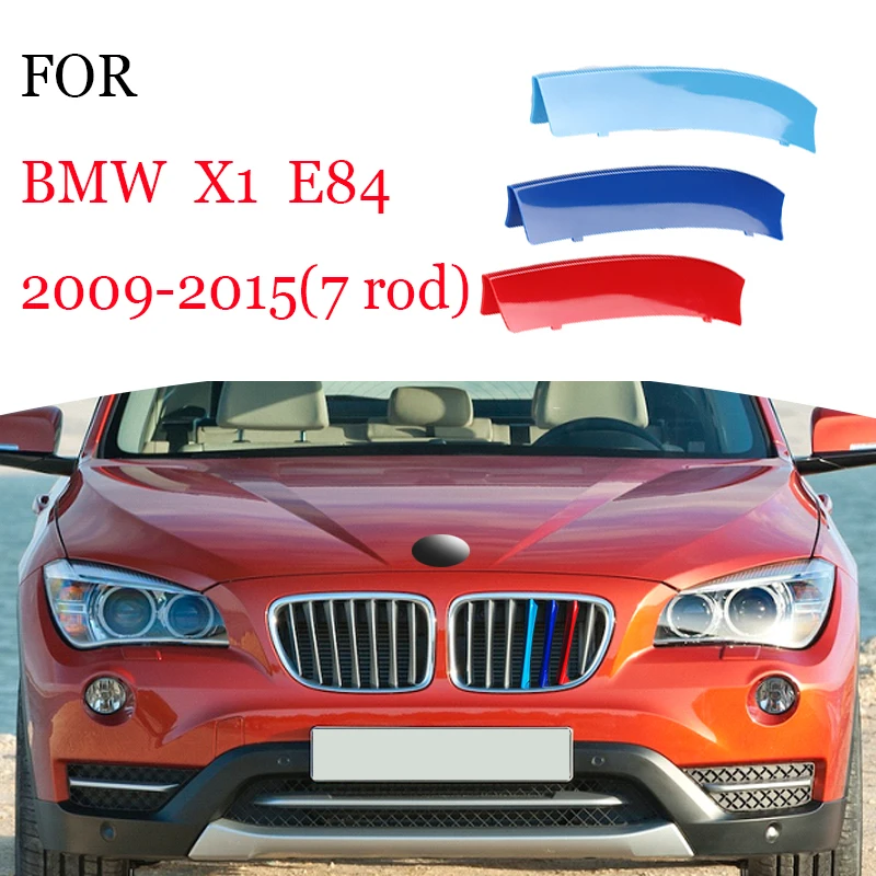 3 Stück Auto gitter Zierleiste für BMW x1 x2 x3 x4 x5 x6 x7 e84 f48 f49 f39 e83 f25 g01 f26 g02 e70 f15 e53 g05 e71 e72 f16 g06 g07