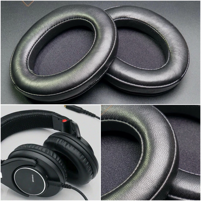 Sheepskin Ear Pads Foam Cushion For Shure SRH840 SRH440 SRH940 SRH1840  HPAEC840 Headphone EarPad Real Leather