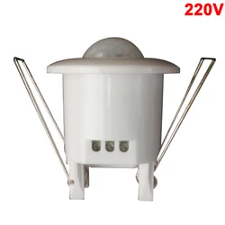 1Pc 12V 220V Mini Adjustable 140 / 360 Degree Ceiling PIR Infrared Body Motion Sensor Switch For Led Strip Energy Saving Lamp