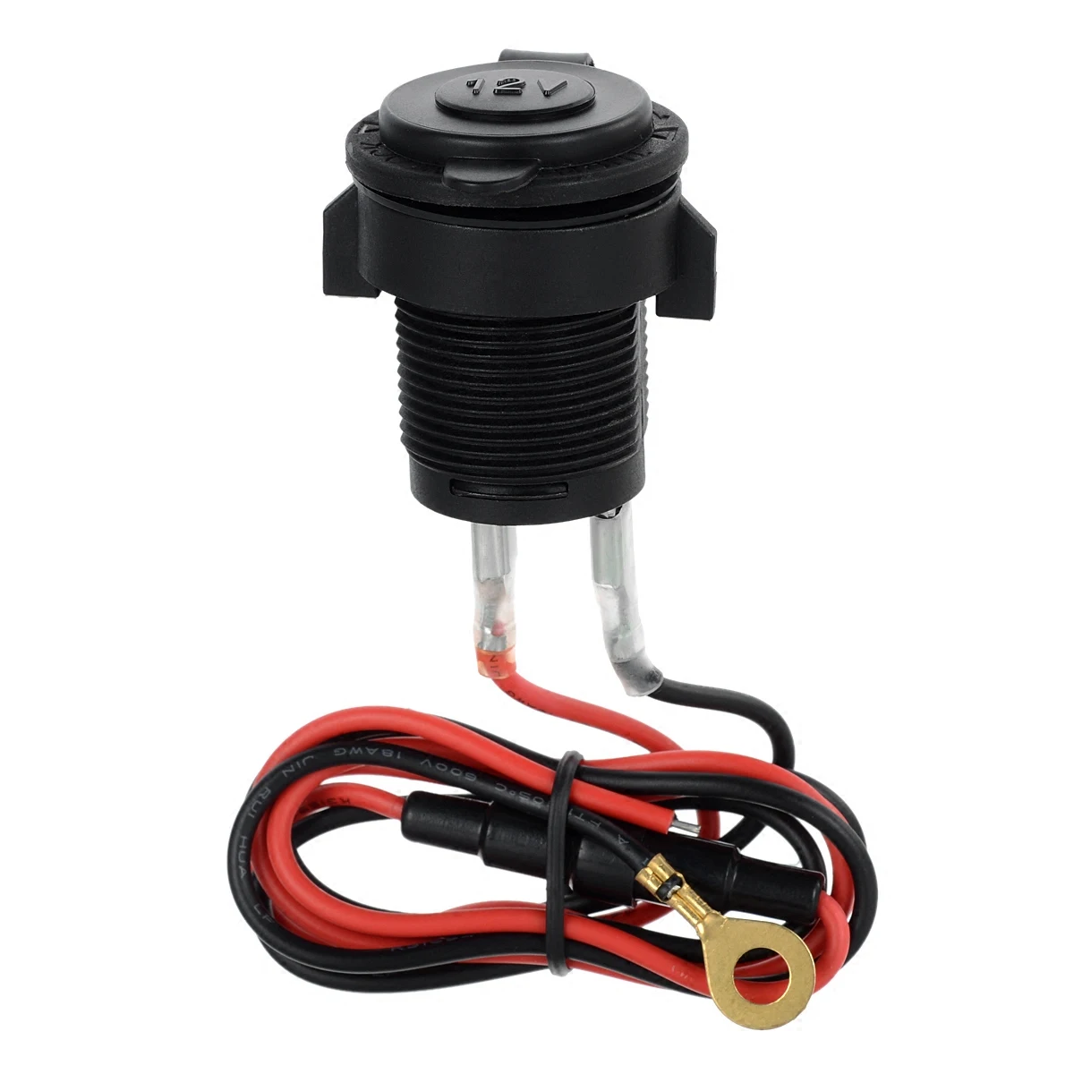 Covered waterproof car and motorcycle modified power supply/car cigarette lighter socket/12V car socket car