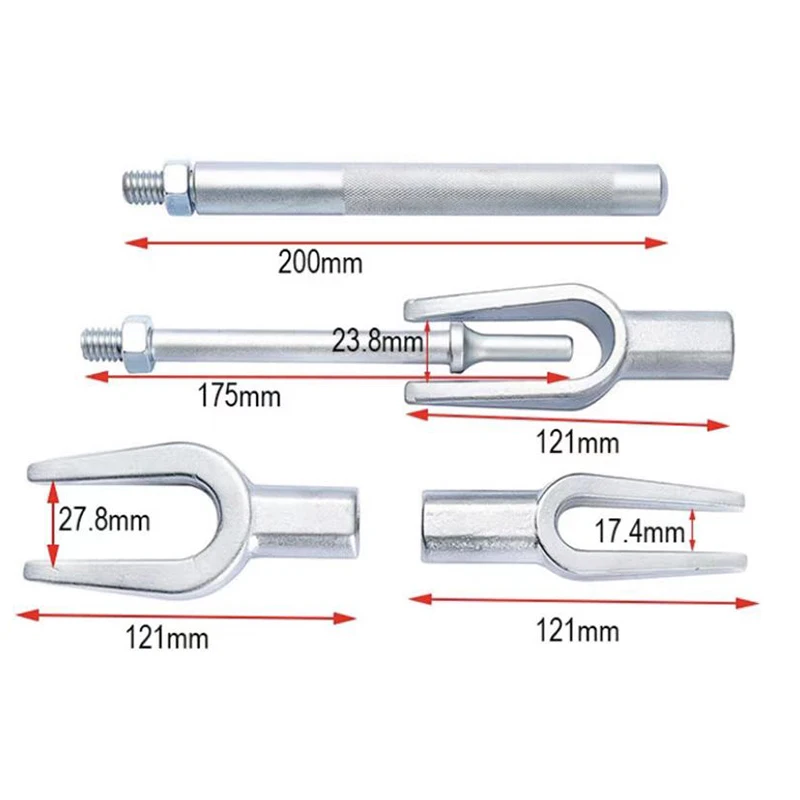 New 5-piece front-end repair tool kit, ball joint, separator, link arm, tie rod puller, ball fork set