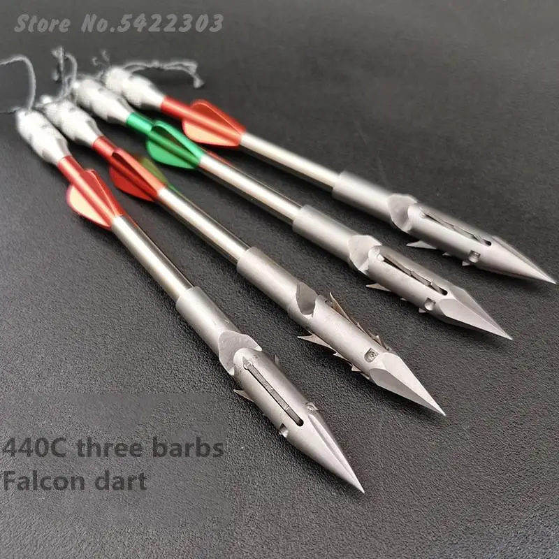 3/5pcs Stainless Steel Bow Fishing Slingshot Catapult Dart Broadheads Arrowheads Hunting Shooting Tips Fishing tool