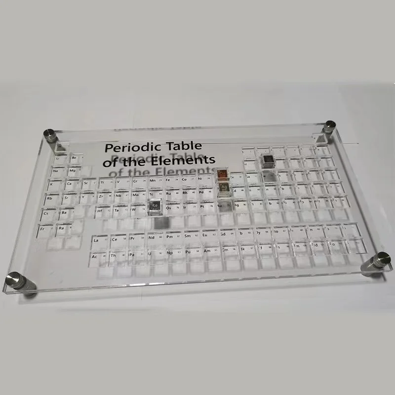 Acrylic Container for 10mm Cube Storage, Periodic Table of Elements Box