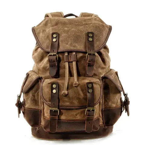 Canvas Backpack for Men MUCHUAN