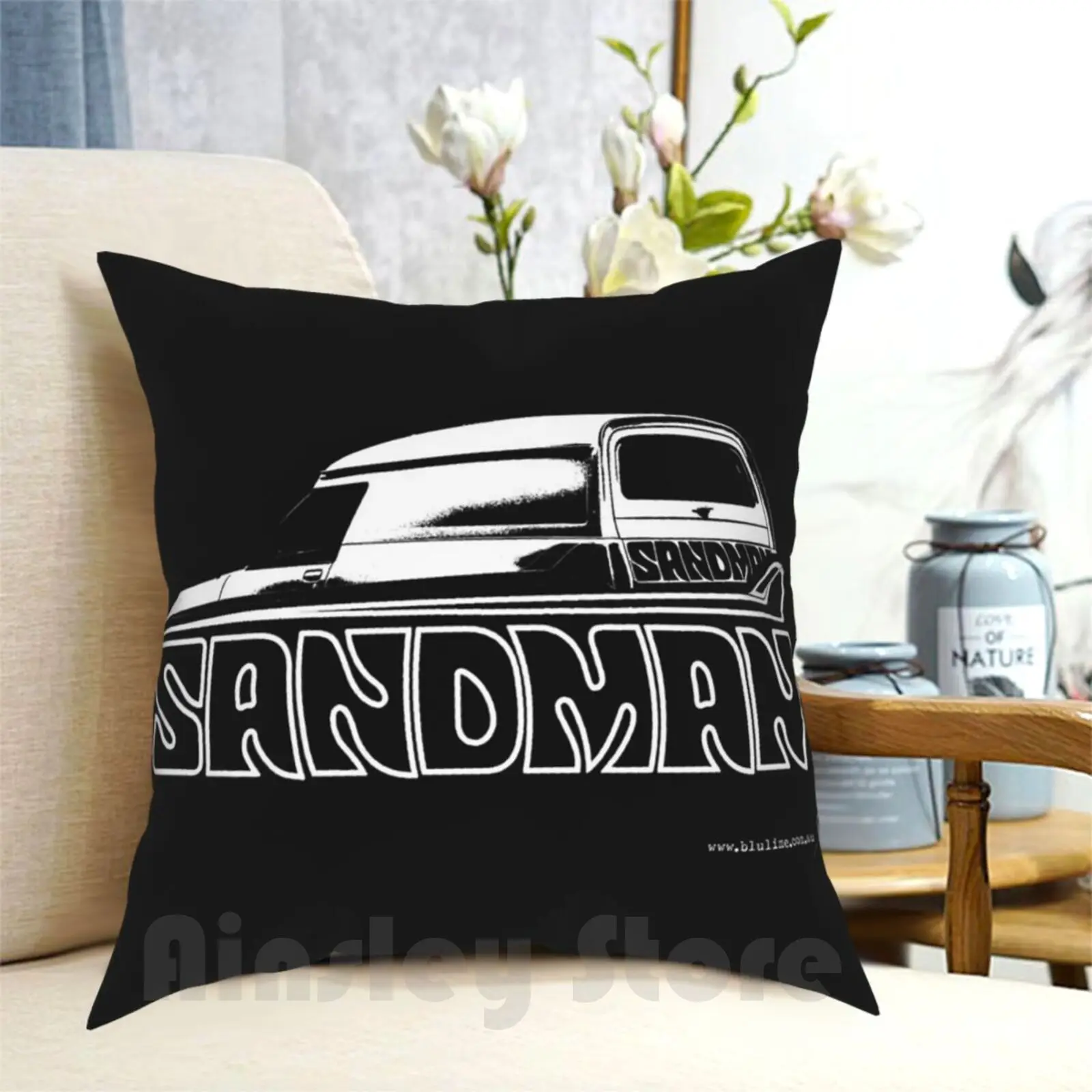 

Holden Sandman Panel Van  Pillow Case Printed Home Soft Throw Pillow Holden Sandman Panel Van Blulime Watercolor