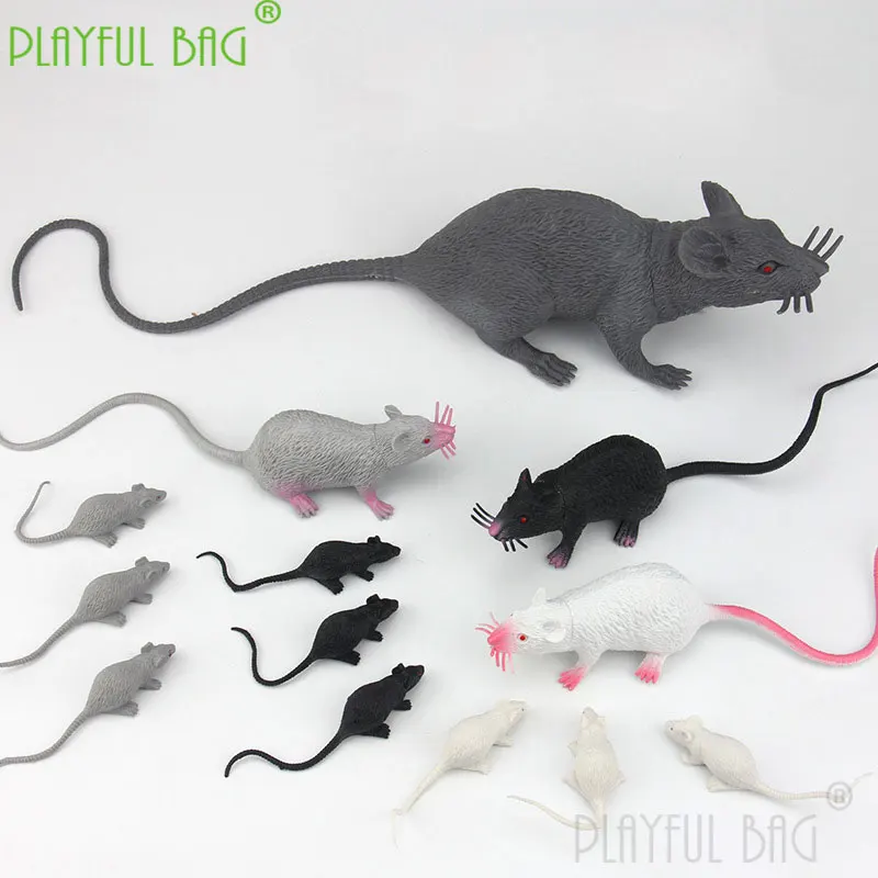 

Funny Simulation mouse model plastic gray black mouse shooting props teaching aids trickery fool's ghost day children's toy td07