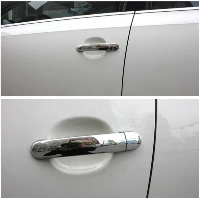 For Audi TT 8n MK11998-2006 Audi A2 1999-2005 Chrome Carbon Fiber Car Door Handle Covers Car Accessories Styling Stickers