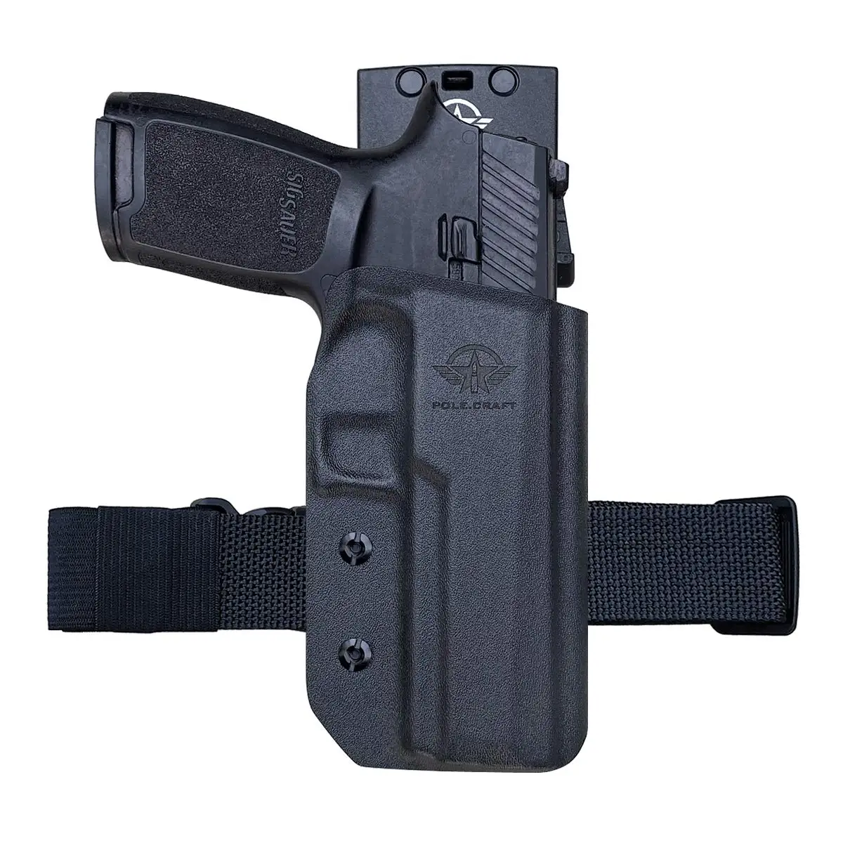 

OWB Kydex Holster Custom Fit: Sig Sauer P320 Carry / P320 Full Pistol - Outside Waistband Carry / 1.5-2 Inch Belt Clip