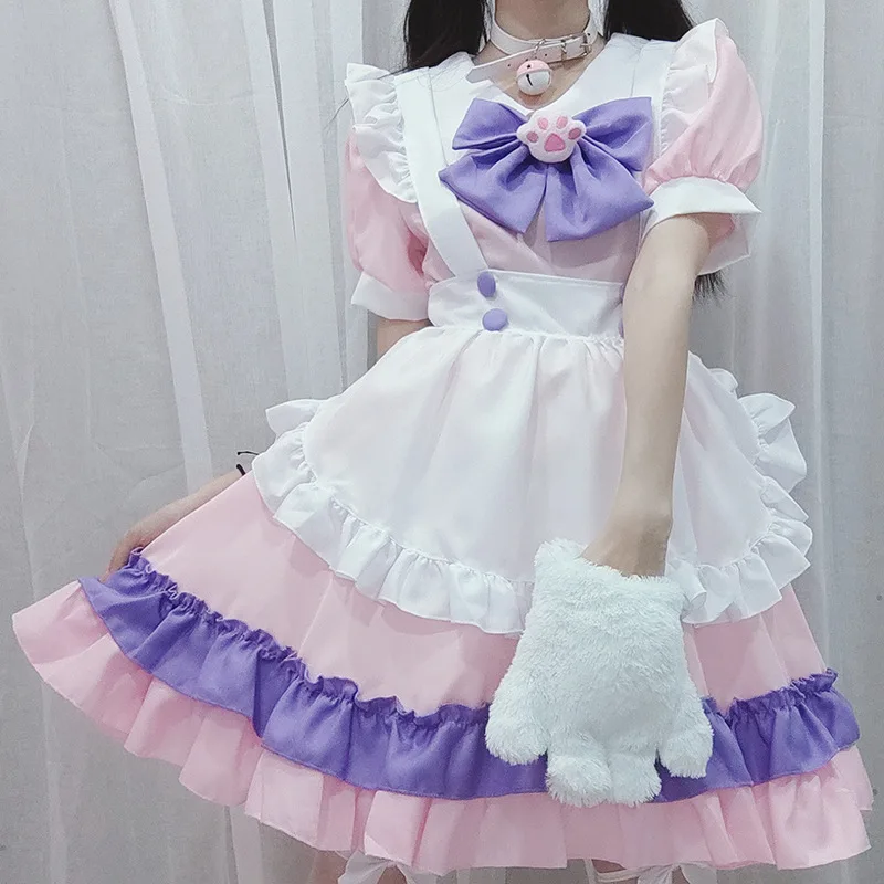 Robe de demoiselle d'honneur, Costume de Cosplay Alice, nœud papillon, ours Lolita, griffe, nouvelle collection