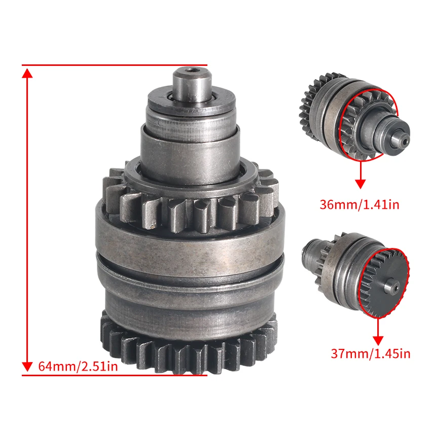 Motorcycle Starter Motor Pinion Gear For KTM 300 SD 200 250 EXC-E XC-W XC EXC Six days HBERG TE250 TE300 55140026000 55140026100