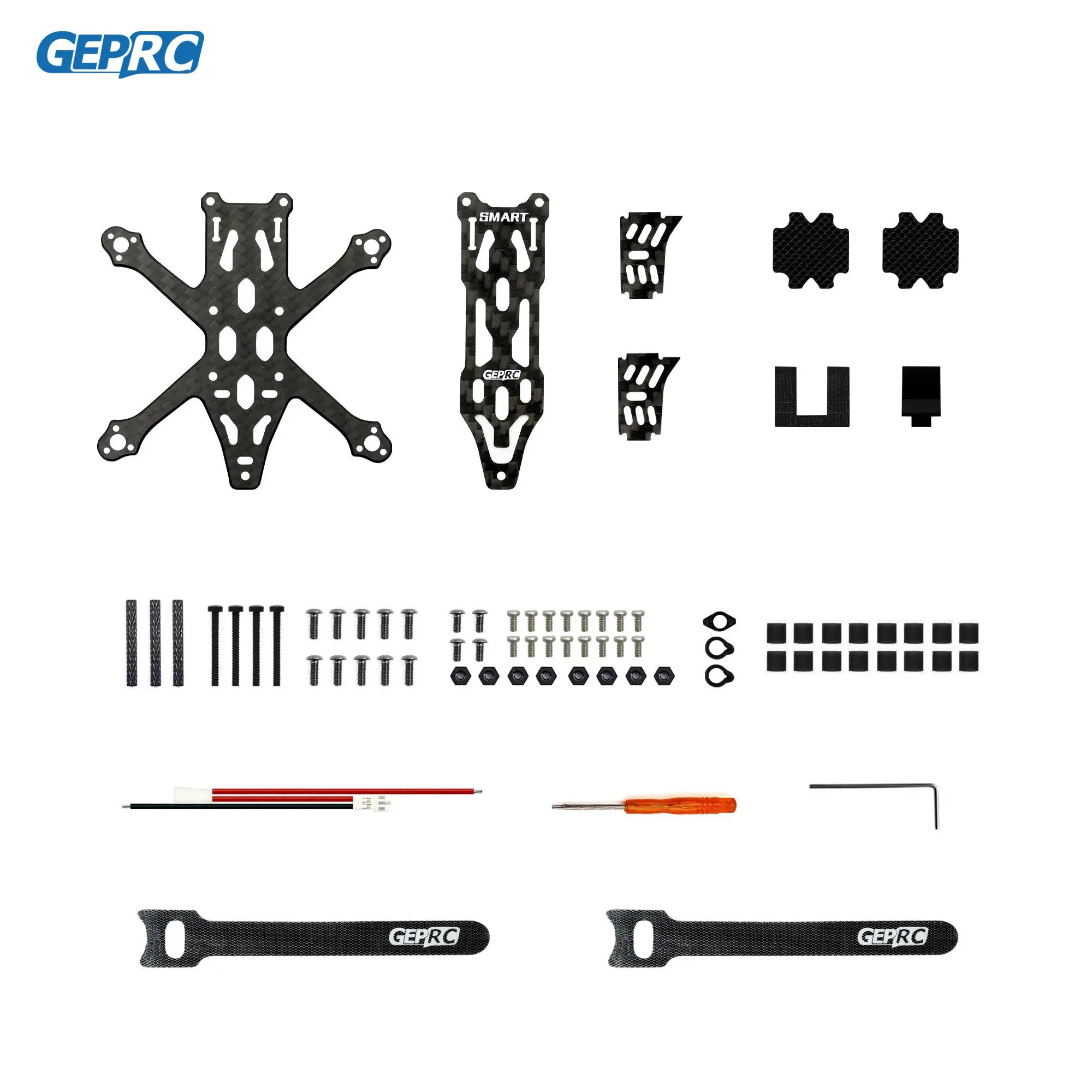 GEPRC GEP-ST16 Frame Suitable For SMART16 Drone Carbon Fiber Frame For DIY RC FPV Quadcopter Freesryle Drone Accessories Parts