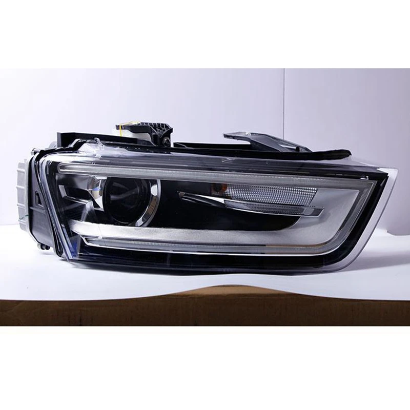 for 13-16 Audi Q3 headlight assembly modification upgrade high-match LED daytime running light lens xenon headlight