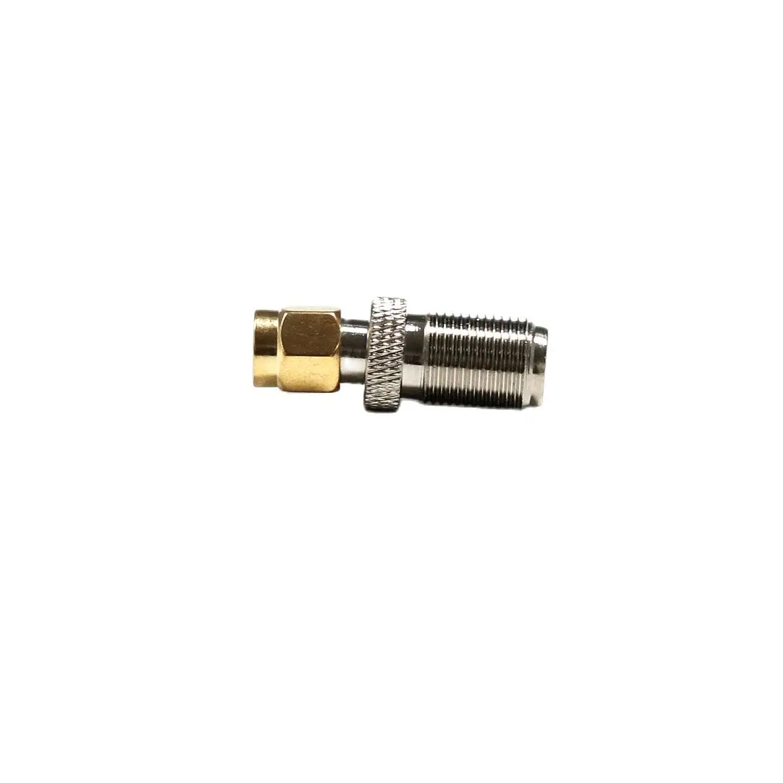 1PC SMA-F Coax Adapter F  Female Jack   to  SMA  Male Plug  RF Convertor  Straight   NEW Wholesale