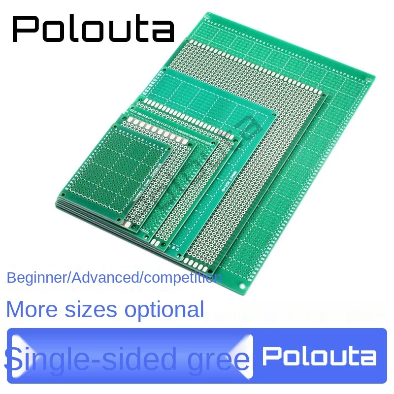 Placa de proteção de solda de 1 face 15*20 para pcb de fibra de vidro com óleo verde