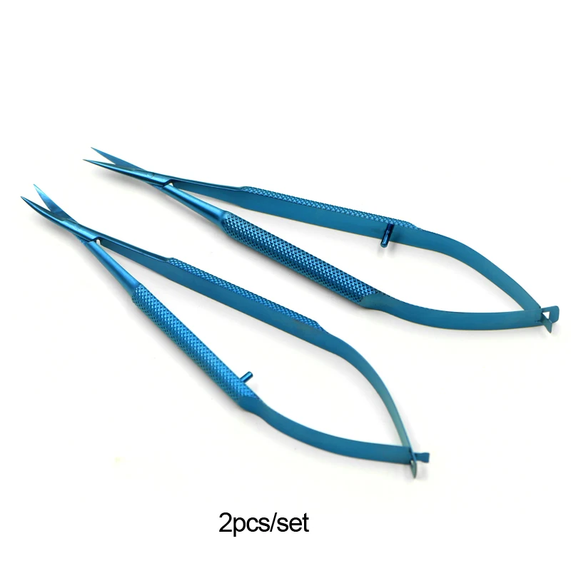 12.5cm Titanium alloy instruments set forcep needle holder scissor Ophthalmic instruments