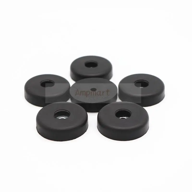 4pc black rubber anti-skid foot pad table and chair furniture foot pad floor protection pad 38mmx10mm