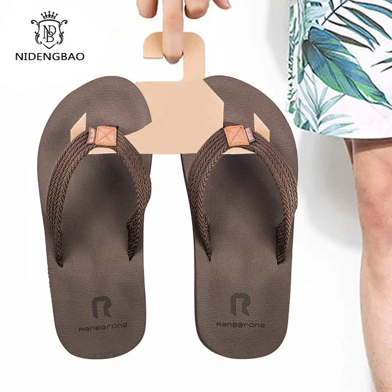 Brand High Quality Summer Flip Flops Men Large Size 40-50 Breathable Beach Sandals Comfortable EVA Casual Slippers Shoes Male