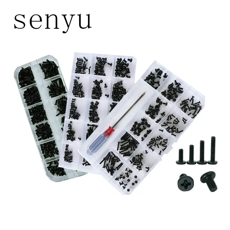 

senyu M2 M2.5 Laptop Notebook Screws Set Computer Electronic Digital Mini Mechanical Assortment Repair Kit Hardware