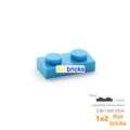 50 piezas azul claro