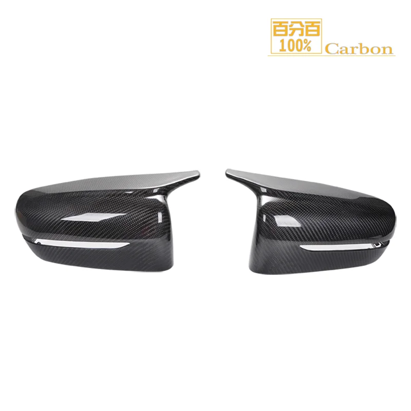 

For 5 Series G30 Side Mirror Cover Caps M Look Replacement Model Carbon Fiber&Glossy Black