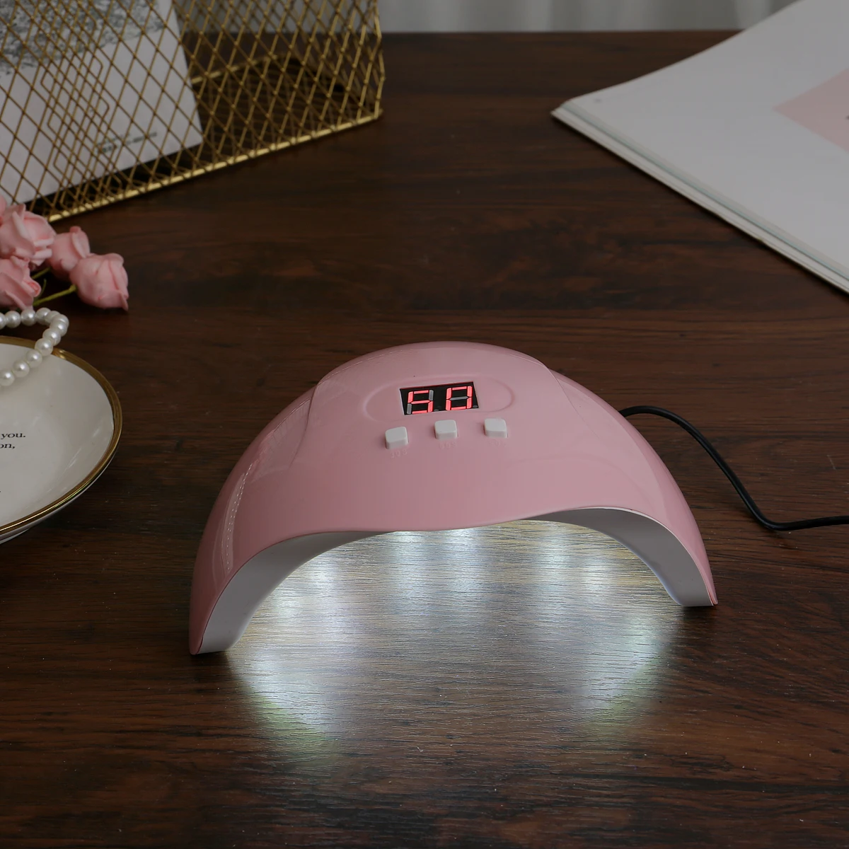 New LED Lamp Nail Dryer 18 LEDs UV Ice Lamp For Drying Gel Polish Timer Auto Sensor Manicure Tools