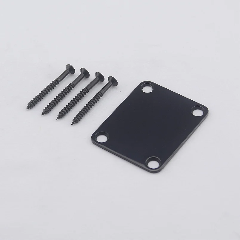 1 Set  Electric Guitar Electric Bass Neck Plate / Neck Joint Plate With Screws  MADE IN KOREA