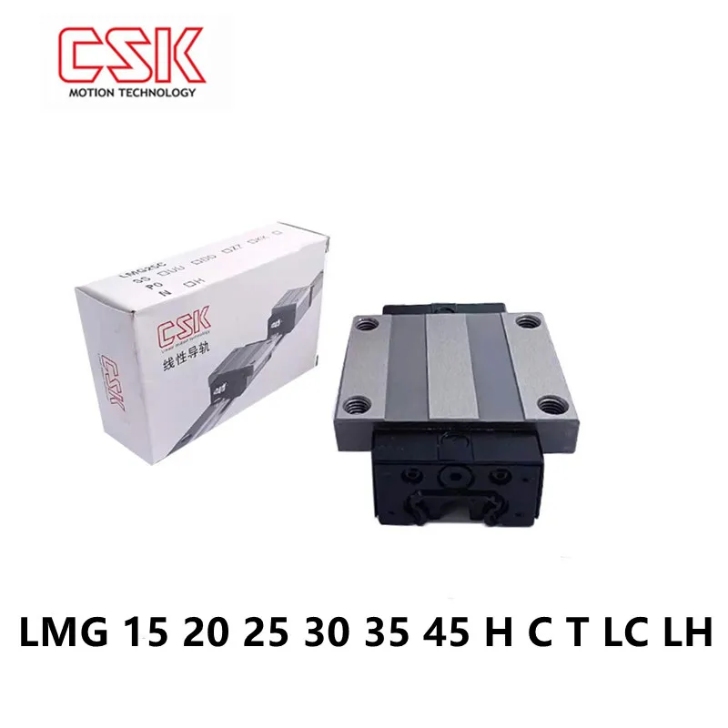 Bloco de Guia Linear Original Taiwan Csk Lmg15t Lmg15h Lmg20h Lmg25h Lmg30h Lmg15c Lmg20c Lmg25c Lmg30c Lmg20t Lmg25t Lmg20lc