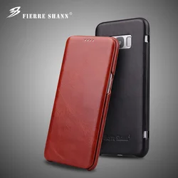 Genuine leather flip case for Samsung Galaxy S8 Plus / S8 + , high quality, original, new fashion