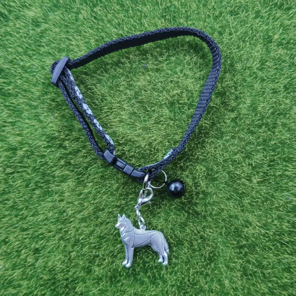 Poodle Teddy Husky Doberman Pomeranian Rough Collie Dog Animal Keychain Key Ring Pet Retro Silver Plated Women Men Jewelry Gift