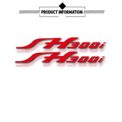 New motorcycle car bicycle wheel reflective waterproof sticker tank decal helmet LOGO for Honda sh 300I 300 i I FH 300i