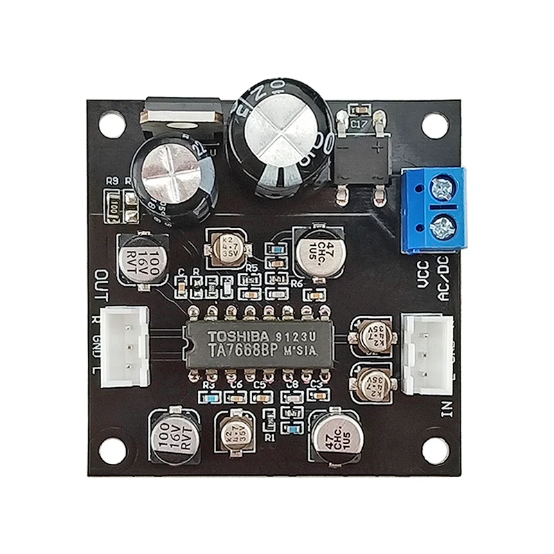 GHXAMP TA7668 Tape Drive Preamplifier Amplifier Tape Deck Board Magnetic Head Preamp Audio Recorder Desktop radio DIY