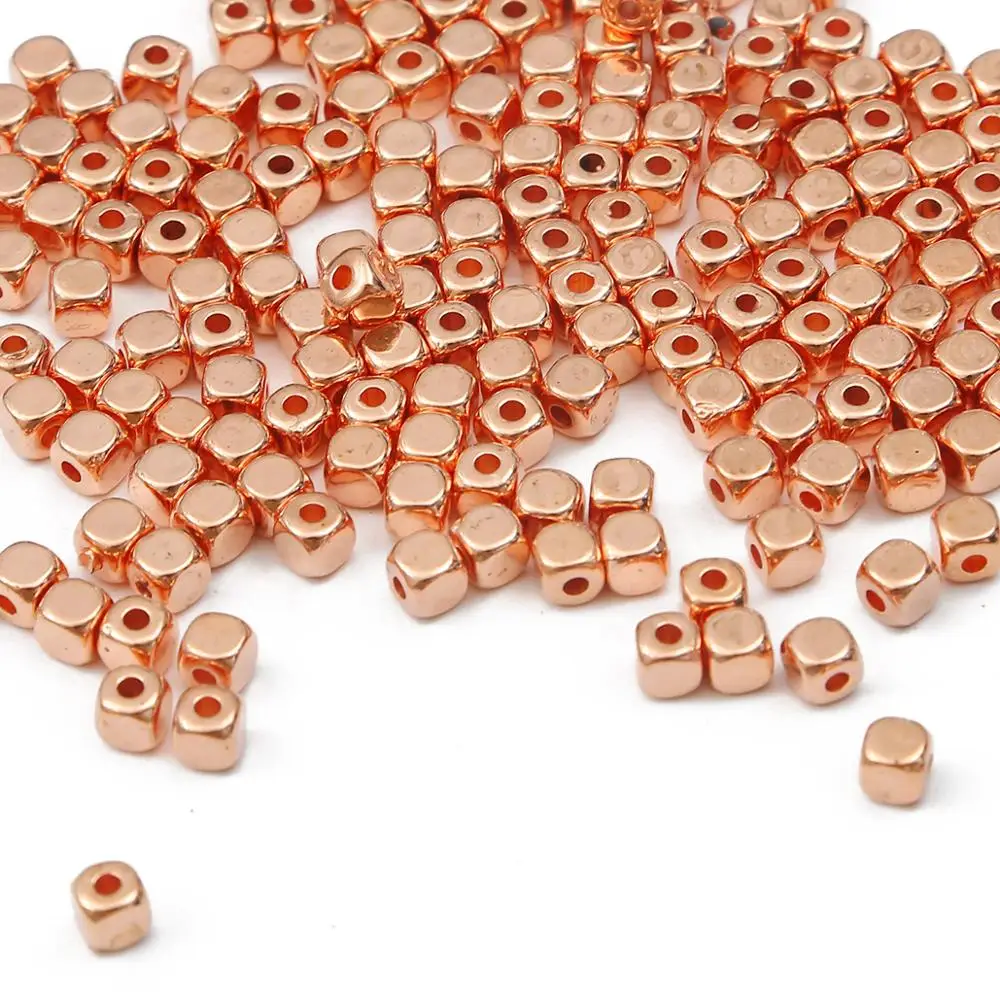 200-600pcs 3/4mm CCB Plastic Beads Square Seed Beads Bulk Loose Spacer Beads For Jewelry Making DIY Earrings Bracelet Necklace