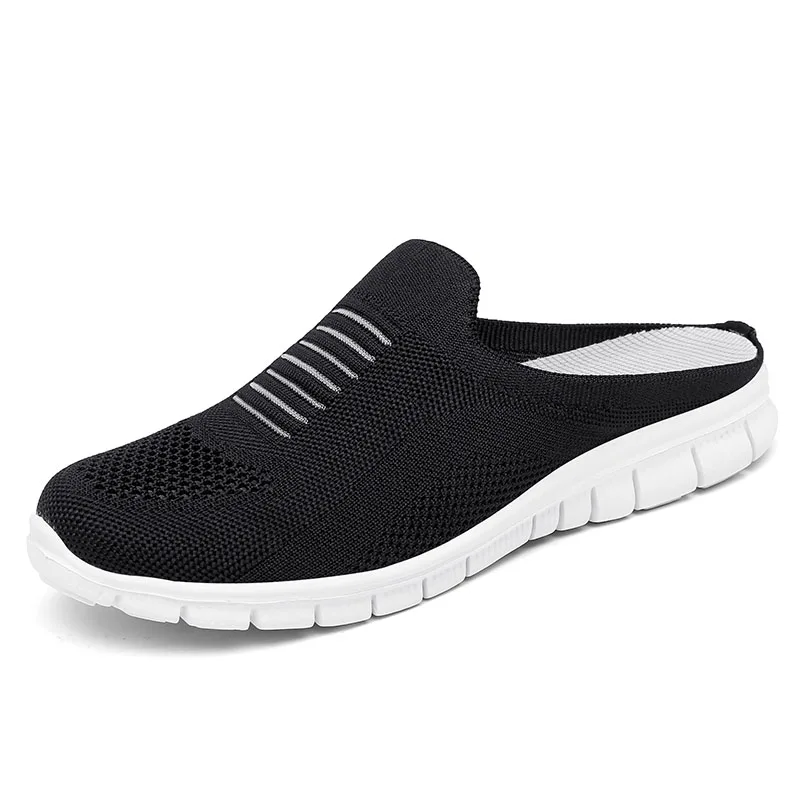 Fashion New Casual Slip On Half Shoes For Women 2020 Breathable Lightweight Woman Flats Chaussure Zapatillas De Mujer Deportiva