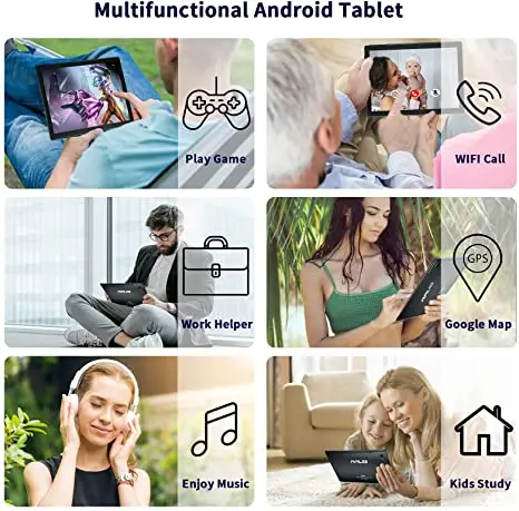 Multi-Language  Dock tablet Android 10.0 4G LTE phone call 5G WIFI 128GB Storage 1920*1200 IPS 10 inch Google Play планшет+Gifts