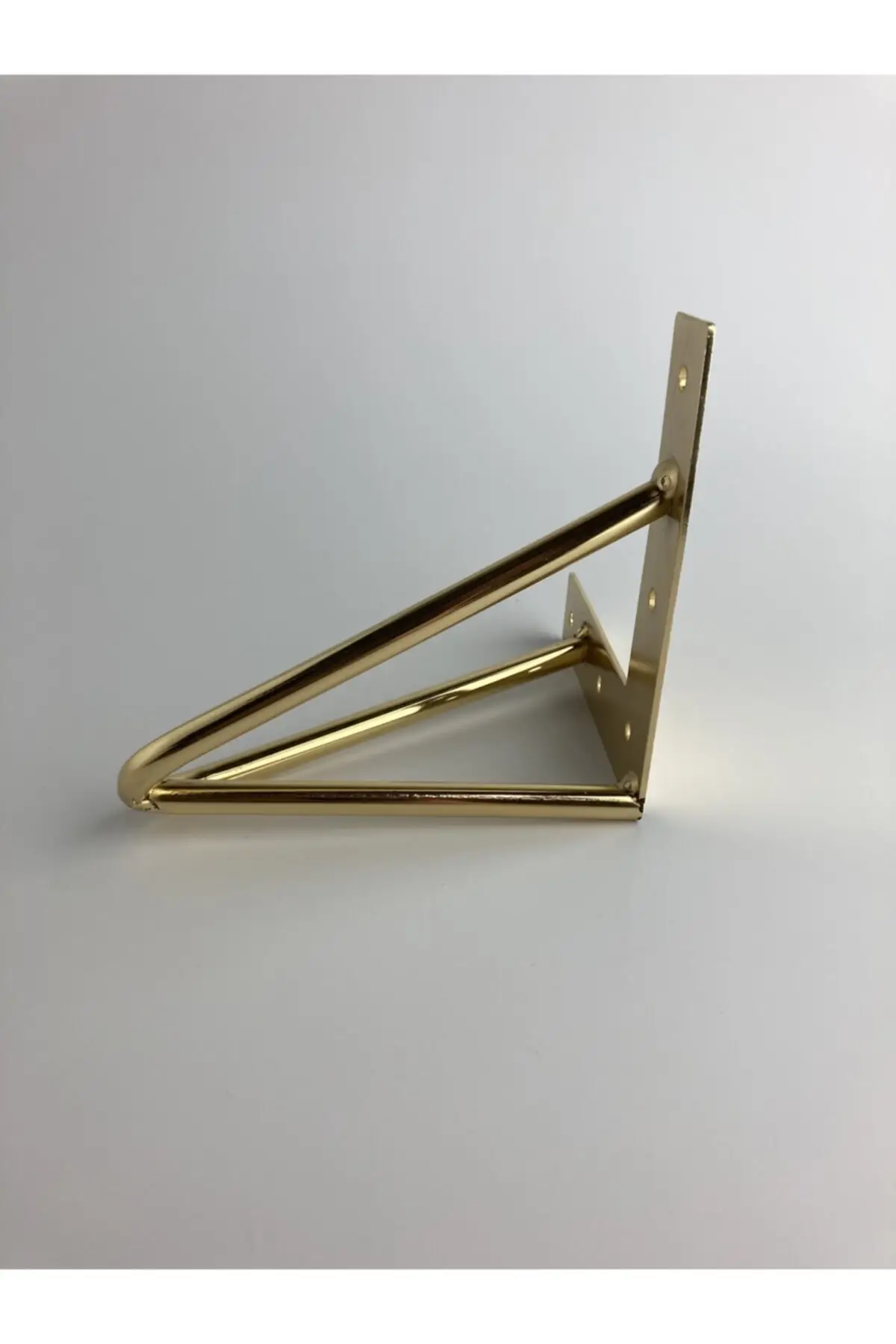 Lux Metal Multi-Purpose Foot, Sofa, Tv Unit, Robot Süpürgeye Suitable Gold Model 4 pcs