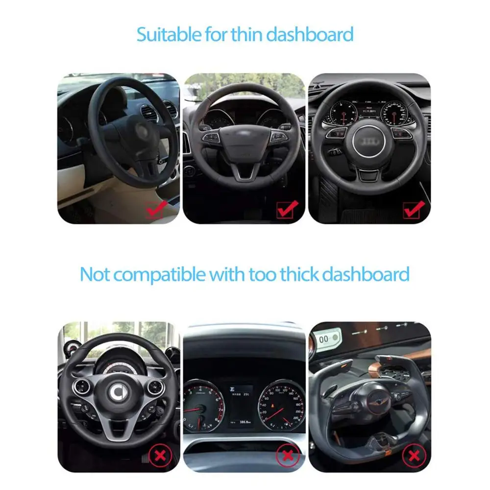 Auto Telefon Halter Universal 360 Halterung Ständer Halter für Handy in Auto GPS Dashboard Halterung Für iphone Xiaomi Samsung halter