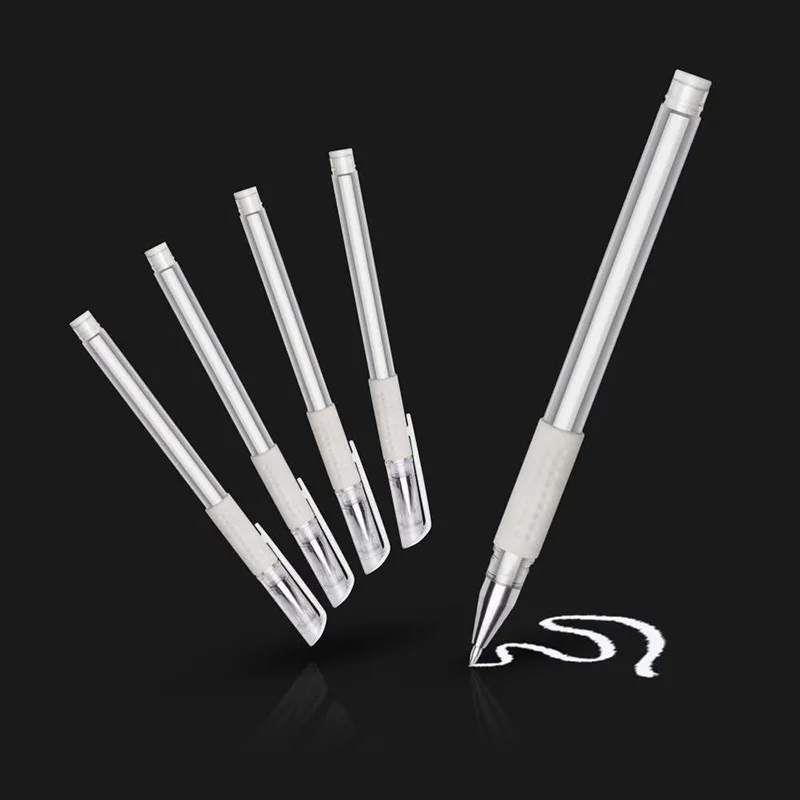 

10Pcs Eyebrow Marker Pen Microblading Pen Tattoo White Surgical Skin Marker Pen for Permanent Makeup Supplies Tattoo Accessories